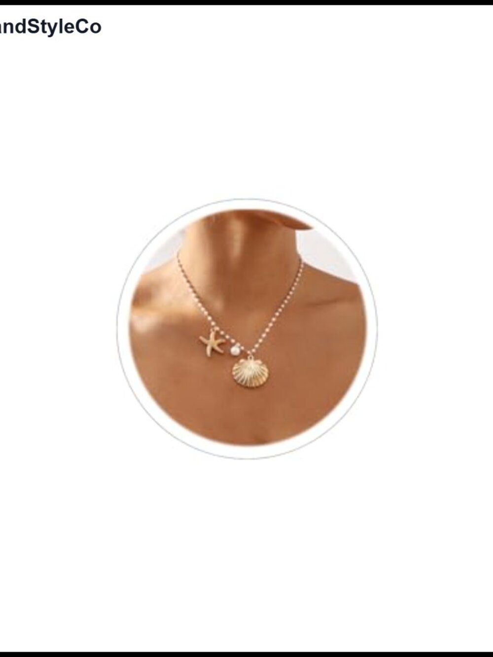 Chunky Star Necklace Boho Thick Chain Statement Vintage